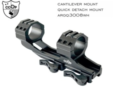 CCOP Ring Set 30mm QD 1 piece High Cantilever mount ARGQ3008WH